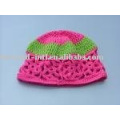 cashmere crochet flower hat